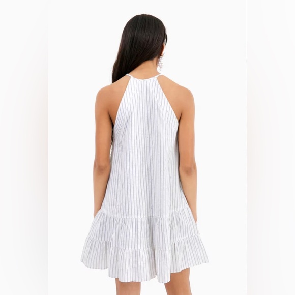 NWT! Rebecca Taylor • Sleeveless Stripe Cotton Tank Dress • SZ 4 • Retail $295 - Picture 7 of 16